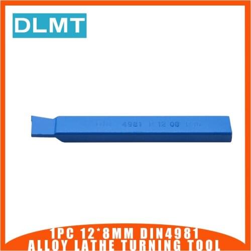 1PCS 12*8mmAlloy Lathe Turning Tool DIN4981 Blue Carbide-Tipped Insert Durable Tool Holder