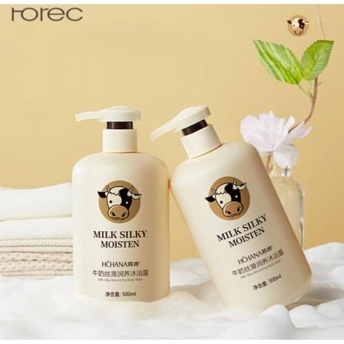 LAIKOU Natural Rose Essential Oil Nourishing Body Wash Deep Cleansing Moisturizing Whitening Shower Gel Skin Care Bath Gel 500G