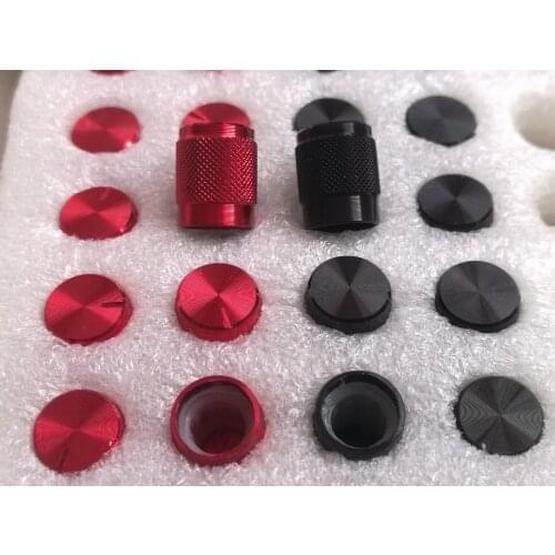 10pcs 10mm*12mm Aluminum DAC CD Amplifier Potentiometer Volume Knob 6mm Knurled High Quality Black/Red/Silver Color