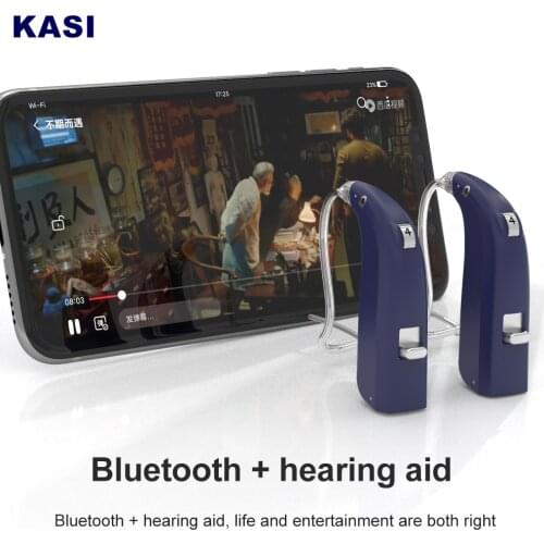2021 Bluetooth Hearing Aid Rechargeable Hearing Amplifier Ear Hearing Aid for The Elderly Sound Amplifier for Hearing Loss Aids