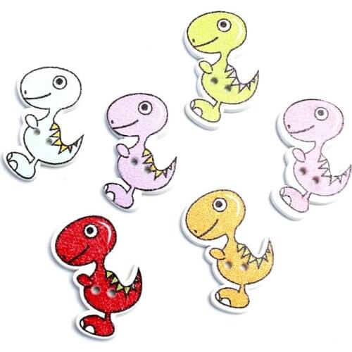 50pcs Mixed 25x15mm Ants Wooden Buttons For Clothes Needlework Scrapbooking Crafts Diy Sewing Accessories Wood Decoration