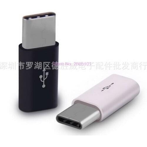 5000pcs mini USB 3.1 Type C Male to Micro USB 2.0 5 Pin Female Data Transmission Head Adapter for Tablet & Various Mobile Phone