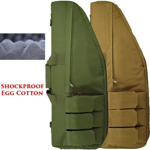 70cm Airsoft CS Shotgun Carry Case Tactical Hunting Gun Bag Shockproof Cushion Rifle Bag Heavy Duty Gun Backpack