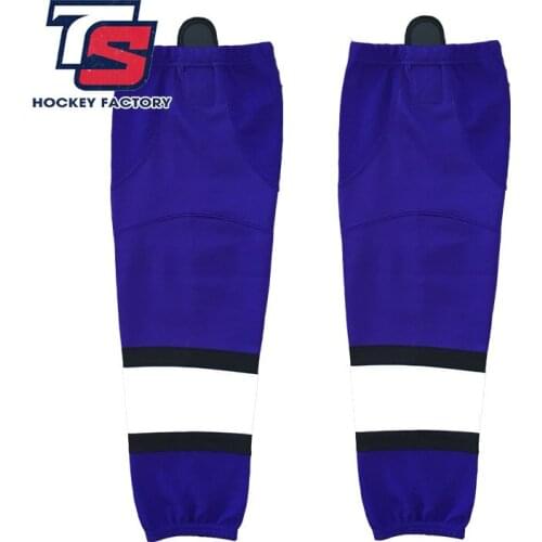Cool hockey free shipping 100% Polyester Breathable Ice Hockey Socks Cheap Shin Guards W046 high quality men women sport