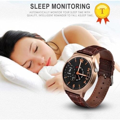 Round Smart Watch with Sleep Monitor Sedentary Pedometer Message Sync Call Heart Rate Remote Control phone watch for ios android