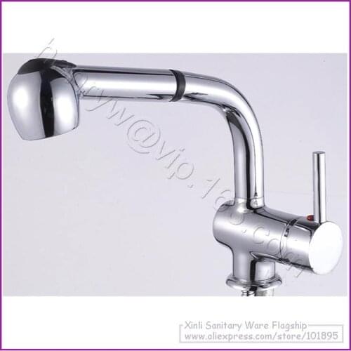 L15032 - Luxury Deck Mounted Removable Hot & Cold Water Brass Pull Out Mixer