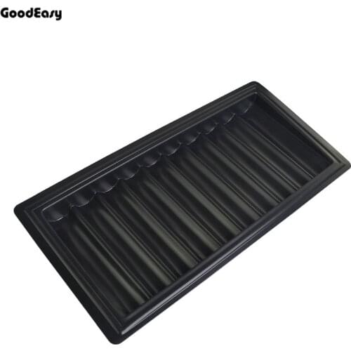 Hot 500 Black Texas Hold'em Poker Poker Chip Tray Black Jack Plastic Tray Gambling Casino Poker Club Board Game Accessory