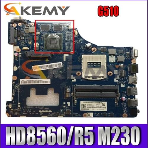 Akemy VIWGQ/GS LA-9641P Motherboard For Lenovo G510 Laptop Motherboard PGA947 HM87 Graphics Card HD8560/R5 M230 100% Test Work