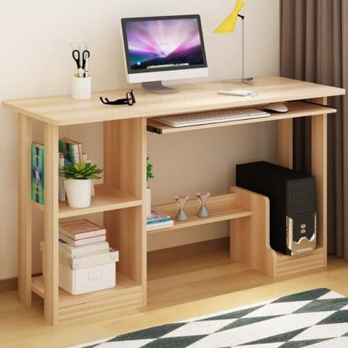Fashion desktop computer office desk children writing desk with bookcase combination learning table home furniture