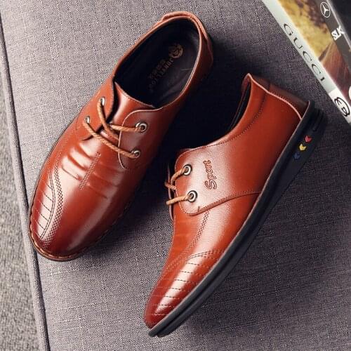 Pointed Toe Formal Shoes Man Pu Leather Oxfords Spring Men Italy Dress Shoes Business Wedding Shoes For Male Large Sizes
