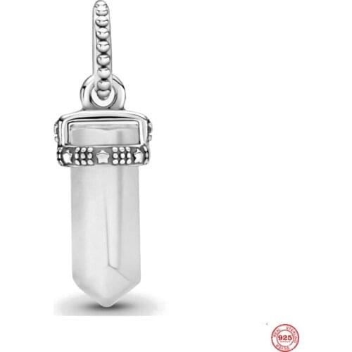 New Original Silver Color Purple Pendant Diy Bead Fit European Pandora Charms Bracelet Bangles Diy Jewelry P726