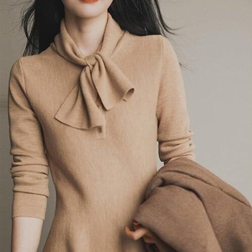 New Warm Sweater Women Autumn Dress Winter Long Sweater Knitted Dresses Long loose Maxi Oversize Dresses Bodycon Robe Vestidos