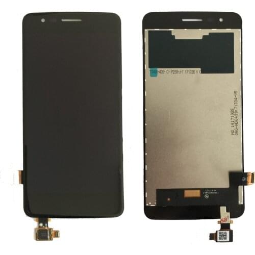 Original LCD For LG K8 2017 X240 LCD Display Touch Screen Digitizer with Bezel Frame Full Assembly Black White Free shipping