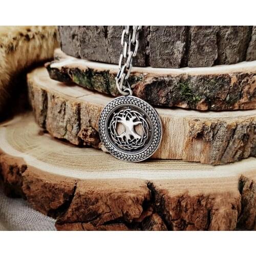 Pendant World Tree Pendant Viking Pendant Sterling Yggdrasil Viking Necklace Norse Jewelry Viking Jewelry