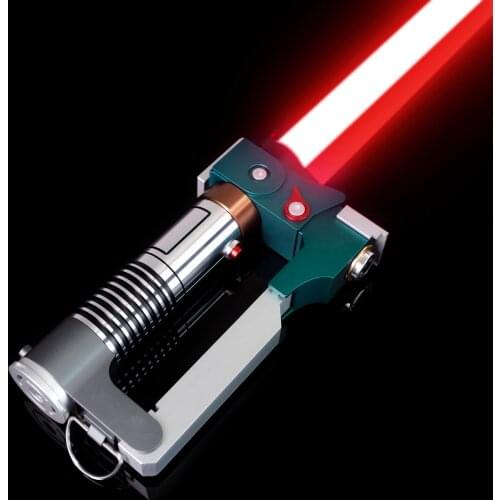 DamienSaber New Lightsaber Smooth Swing Xeno Pixel Light Saber Toy Metal Heaving Dueling Hilt With Infinite Color Changing