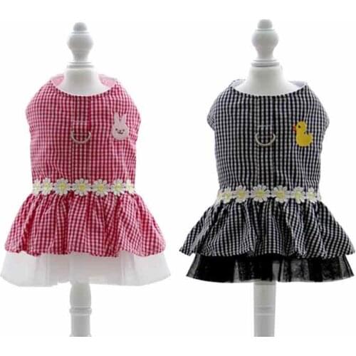 Outdoor Pet Clothes Dog Harness Dress Poodle Bichon Frise Pomeranian Schnauzer Dog Clothing Princess Costumes Pet Skirt Dropship