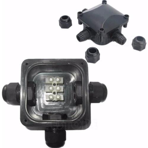 IP68 Waterproof Junction Box 3 Cable Wire Protection Building DTY Connectors L15