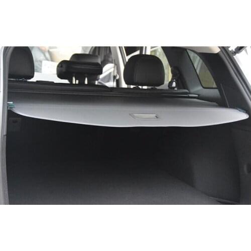 Car Rear Trunk Security Shield Cargo Cover Fit For Renault Koleos 2017 2018 2019 High quality (black beige)