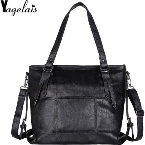 2019 New Fashion Hobos Women Bag Ladies Brand Leather Handbags Spring Casual Tote Bag Shoulder Large Capacity Bags For Woman