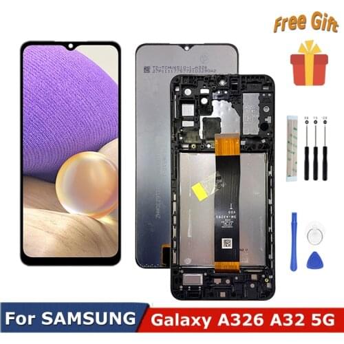For Samsung Galaxy 6.5" Smartphone A32 5G LCD Display Touch Screen Pantalla AAA+++ A326 SM-A326B A326BR/DS Digitizer Assembly