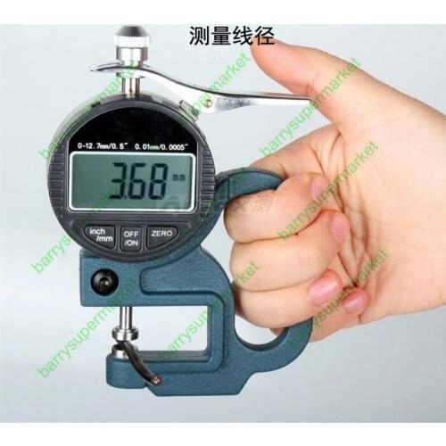 0-12.7*0.01mm Micron Digital Dial Thickness Gauge with flat head
