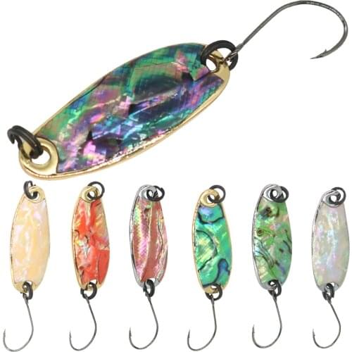 1PCS 2.5G/3.5G/5G Sequin Spoon Fishing Lures Metal Hard Bait Jig Wobbler Sinking Spinner Bait Trout Bass Pesca Fishing Tackle