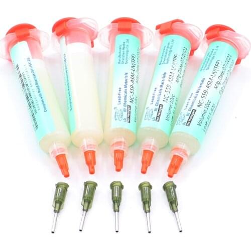 100% original flux NC-559-ASM-UV-(TPF) 10cc no-clean low-residue solder paste BGA commonly used 559 flux