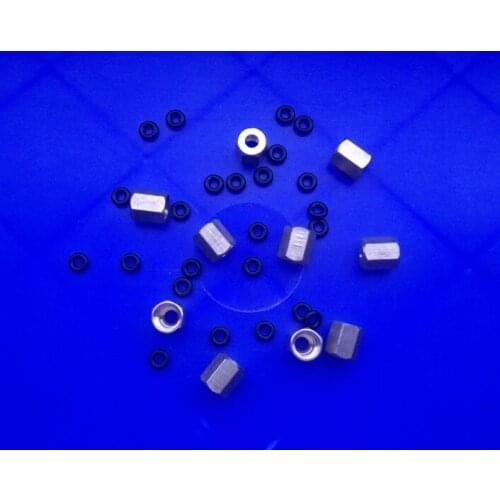 20pcs Copper Screw with O-ring for small damper Ink tube 2*3mm For DX3 DX4 DX5 jv3 RJ-8000 FJ-540 SJ-540 SP-300 SC-540 Printer