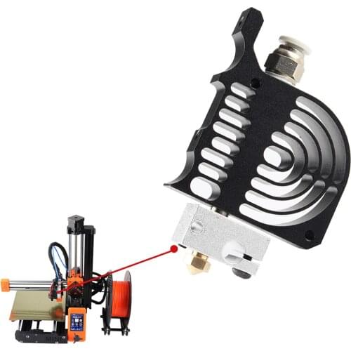 3D Printer Extruder Hotend Kit Replacement Heater Block V6 Nozzle for Clone Prusa Mini 3D Printer Repair Parts
