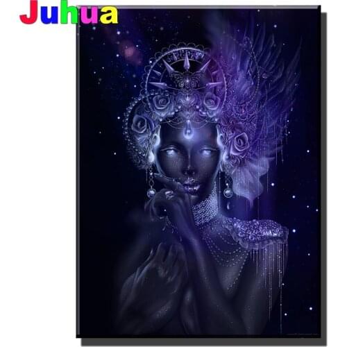 5d diy Diamond Painting Fantasy Woman Cross Stitch Full Square Round drill Rhinestone Embroidery mosaic Girl Wall Decor