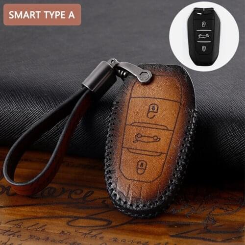 Car Key Case cover For Peugeot 508 301 2008 3008 408 308 307 206 4008 Remote Car Key Shell Case Protector Cover Car Accessories