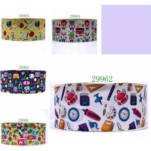 Free shipping 50 yard printed grosgrain ribbon 29962