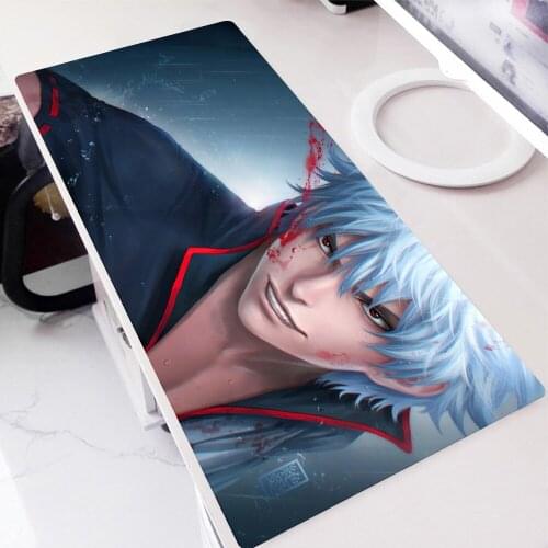 GINTAMA Anime Large Mouse Pad Gamer Mousepad Mat Gamers Accessories Pc Gamer Complete Pad on the Table Gaming Keyboard Mausepad