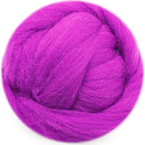 Feltsky 100g Felting Wool (70s 19um Grade) Needle Felting Diy Wool for Needle Felting Kit by Plastic Bag (N0.29)