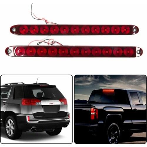 11 LED Red Trailer Light Bar For Park Stop Turn Signals Tail Brake Light IP67 Waterproof Truck Trailer Light Car Accessories