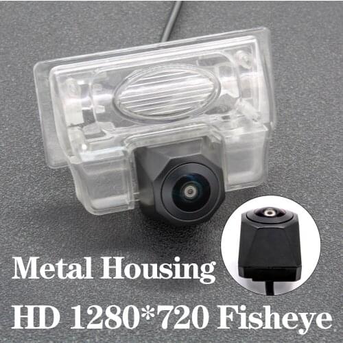 HD 1280*720 Fisheye Metal Housing Car Rear View Camera For Nissan Altima Sedan L33 2013-2018 Tiida Sedan C11 2004-2012