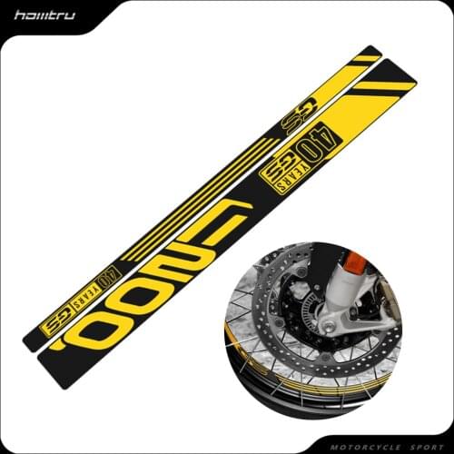 Motorcycle Wheel Reflective 40 Years Rim Sticker Case for BMW R1200GS R1250GS Adventure 2014-2021