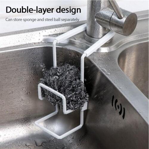 Creative Kitchen Supplies Household Faucet Drain Rack Sponge Storage Rack Under Sink Rack Household Kitchen Storage Accessories