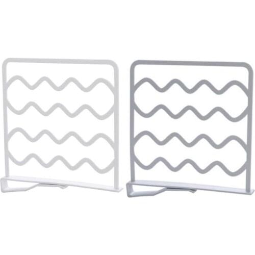 Creative Wardrobe Cabinet Partition Desktop Divider Storage Shelf Holder