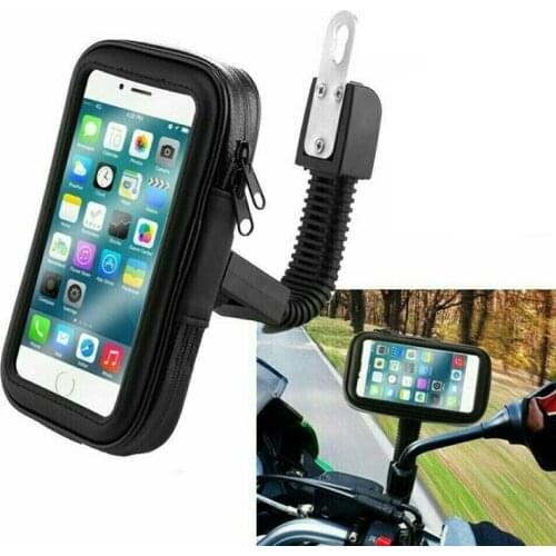 Bicycle Bike Handlebar Bag Waterproof Cycling Bicycle Bike Head Handlebar Mobile Phone Stand Bicycle Motorcycle Scooter Holder