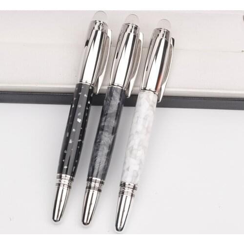 MB Roller ball pen daimond Canetas marble ballpoint pens Business Executive Writing Pen gift