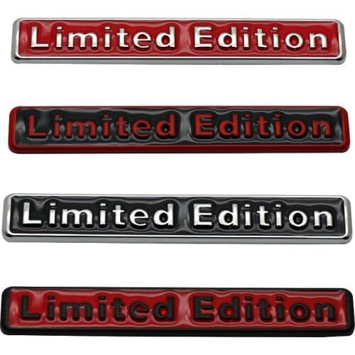 LIMITED EDITION Emblem Badge 3D Metal Car Sticker Universal Decal for BMW Audi Honda Kawasaki Suzuki Opel Chevrolet Hyundai Ford