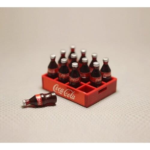 1:12 dollhouse miniature 12pcs a dozen drink soda candy food toy match for New collectible Gift 2018