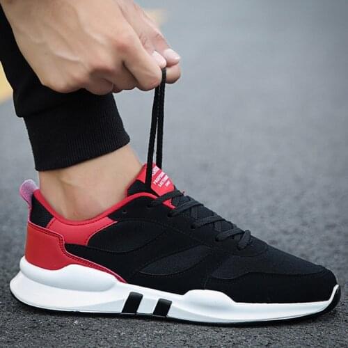 2019 Spring Autumn Sneakers Height Increase Men Footwear Fashion Breathable Casual Shoes
