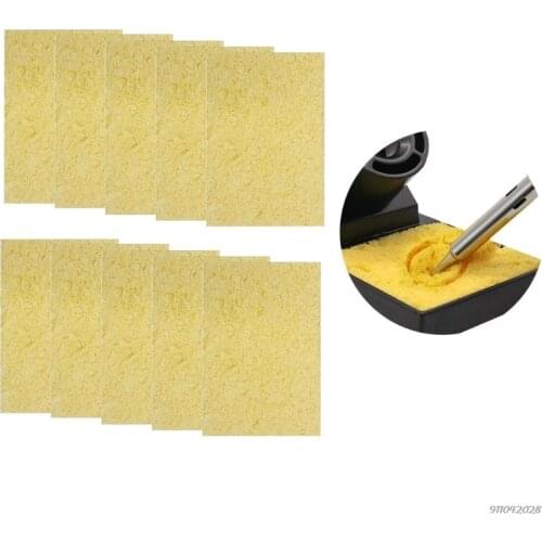 High Temperature Resistant Soldering Iron Replacement Sponges Welding Solder Tip Cleaning Pads Soldering Debris Clean Wholesales