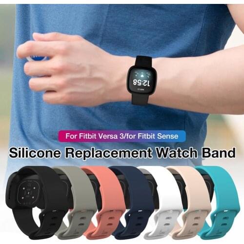 Wearable Device Adjustable TPU Wrist Strap Watch Band For Fitbit Charge 3 Smart Bracelet New Watch Strap Smartwatch Accessories