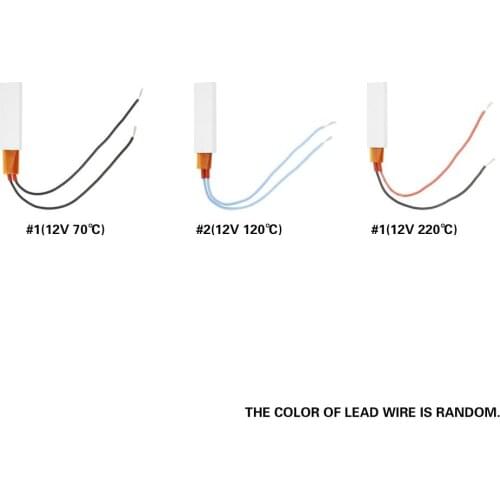 New 12V Thermostat Aluminum Heating Aluminum Housing PTC Heating Element Plate Thermostatic Heater
