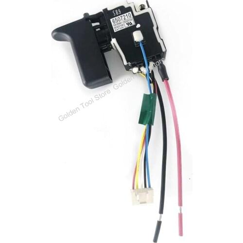 Switch trigger 650721-0 6507210 For Makita DHR263 DHR264 DHR263RF4 HR263D cordless impact hammer spare parts