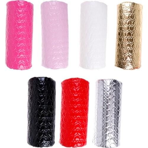 Nail Pillow Hand Cushion Holder Soft PU Leather Sponge Arm Rest Love Heart Design Manicure Art Beauty Nail Mat Pad