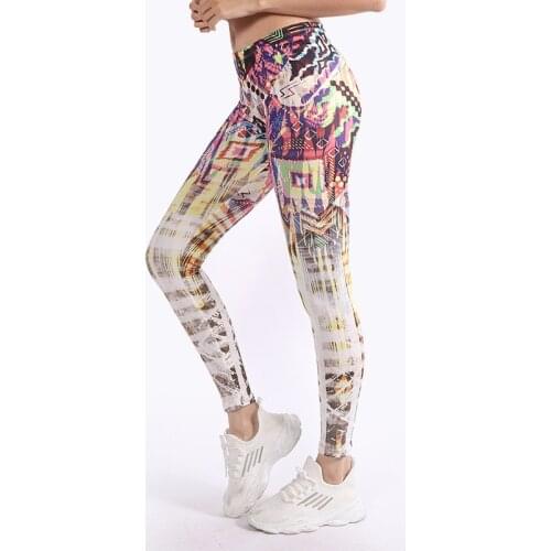 Brand Hot Sales Leggings Mandala Mint Print Fitness legging High Elasticity Leggins Legins Trouser Pants for women